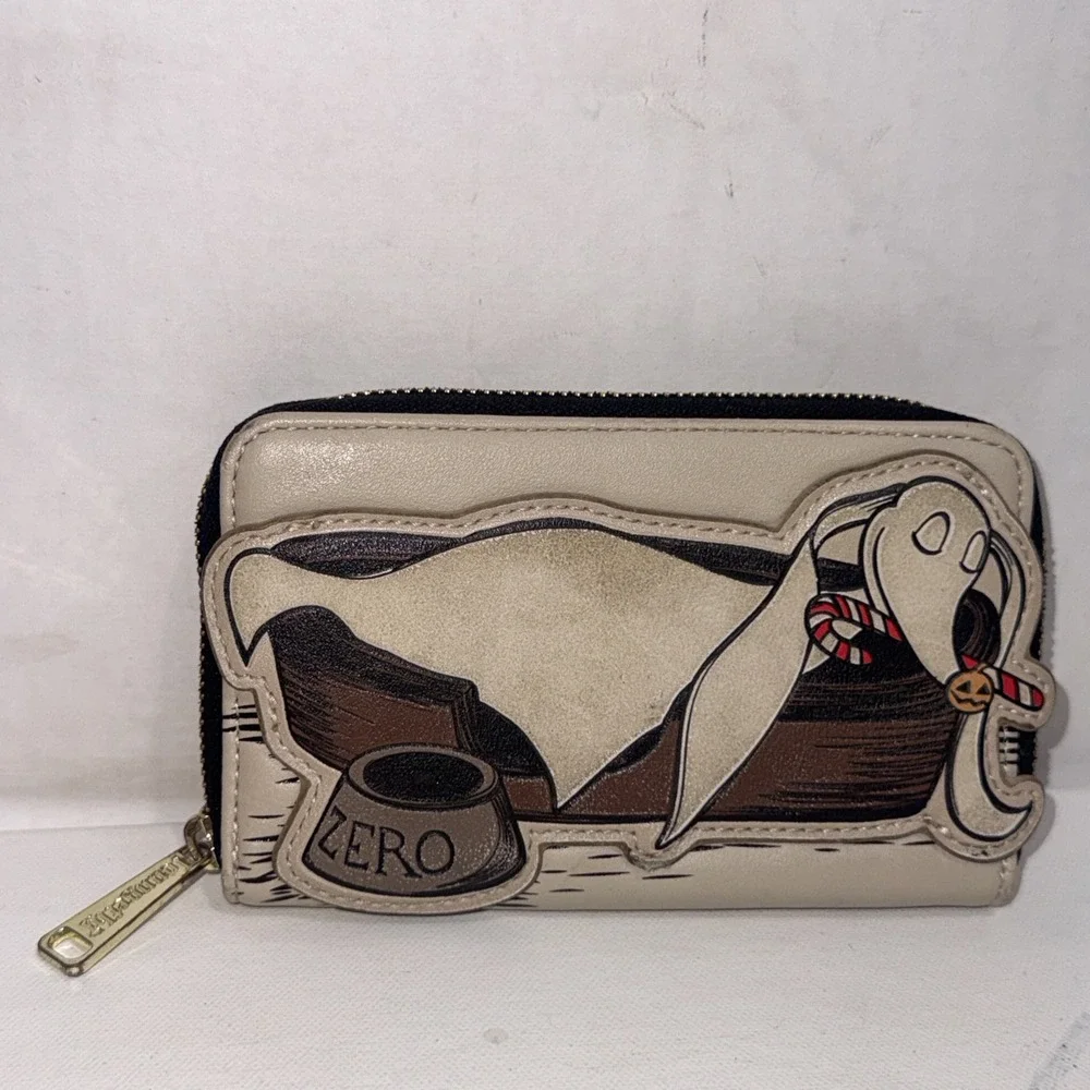 Loungefly Disney The Nightmare Before Christmas Zero Sleeping Zip Wallet